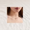 EVRY JEWELS WATERPROOF Gold or Silver Plated Faye Birthstone Necklace - 3 of 3