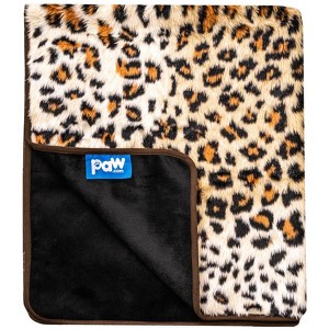 PupProtector Waterproof Throw Blanket - Cheetah Faux Print - 1 of 4