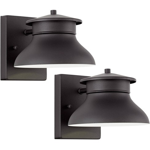 Modern Outdoor Wall Light Fixture LED Black 5 1/2" Up Down for Exterior House 