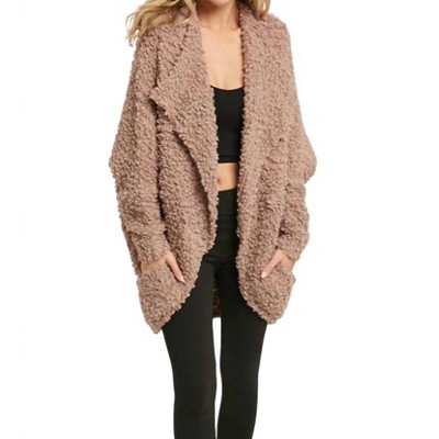 Women's Boucle Comfy Cocoon Cardigan - BluIvy