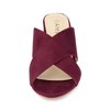 Allegra K Women's Opened Toe Crisscross Strap Block Heel Slide Sandals - 2 of 4