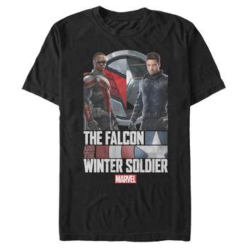 Men's Marvel The Falcon and the Winter Soldier Action Logo T-Shirt