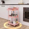 Acoinel 3/4/5 Tier Rolling Utility Cart with Drawer - 2 of 4
