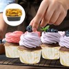 Unique Bargains Greaseproof Party Single-sided Aluminum Foil Cupcake Liners 50 Pcs - 4 of 4