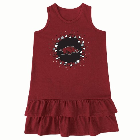 NCAA Arkansas Razorbacks Infant Girls' Ruffle Dress - image 1 of 3