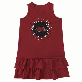 NCAA Arkansas Razorbacks Infant Girls' Ruffle Dress