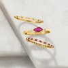 Pure Collection by Ross-Simons 0.10 ct. t.w. Diamond Station Ring in 14kt Yellow Gold - 3 of 4