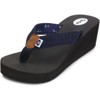 Womens Anna Wedge Yoga Mat Thong Flip Flop - 3 of 4