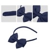 Unique Bargains Bow Headband Fashion Cute Polyester Hairband for Teenager 5.9x4.4 Inch - 3 of 4