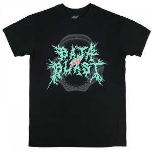 Mens Mountain Dew Baja Blast Shark Jaw T-Shirt - 1 of 2