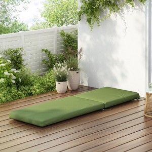 Christopher Knight Home Noah Outdoor 75" x 23" Water-Repellen Chaise Lounge Cushion - 1 of 4