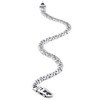 Pompeii3 Men's Designer Flat Mariner Link 14k Gold (17gram) or Platinum (28gram) 5.5mm Bracelet 8.5" - 3 of 4