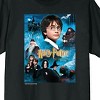 Harry Potter Men's Sleep Set With Navy Blue Short-Sleeve Tee and Charcoal Heather Drawstring Sleep Pants - 4 of 4