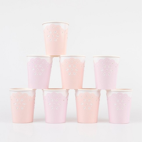 Meri Meri Broderie Anglaise Lace Multi Cups (Pack of 8) - image 1 of 4