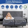 Dyonery Extra Firm Memory Foam Mattress 12-14 Inch Dual Side Medium Firm Cool Green Tea/Gel-Mattress in Box Fiberglass-Free Cover,CertiPUR-US - 4 of 4