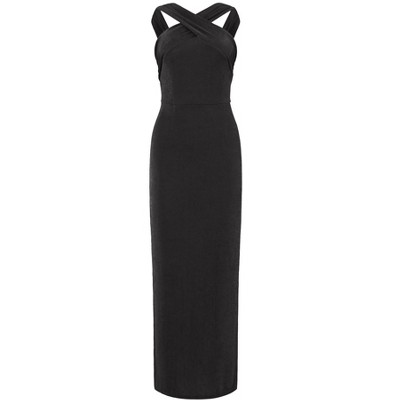 INSPIRE CHIC Women's Sleeveless Split Hem Cocktail Party Bodycon Maxi Dress