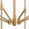 Vaxcel Kedzie 6 - Light Chandelier in  Natural Brass - 3 of 4