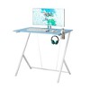 NicBex Home Office Desk 47.25" L Morden Gaming Desk with Headphone Holder, Cup Holder, Desktop Shelves, Wooden Desktop and Metal Legs for Game - 2 of 4