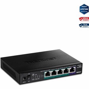 TRENDnet Unmanaged 2.5G PoE+ Switch, 5-Port, TPE-TG350 - 1 of 3