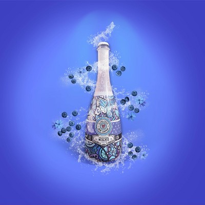 Island Grove Sparkling Blueberry Moscato - 750ml Bottle