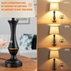 Itopfox Upgraded Touch Lamps Set of 2 for Night Stands with USB C+A, 3 Way Dimmable for Bedroom Living Room End Tables Office - 2 of 4
