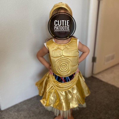 c3po costume girl