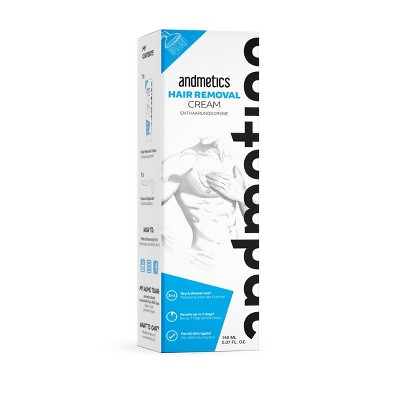 Andmetics Hair Removal Cream For Men 5.07 Fl Oz Target