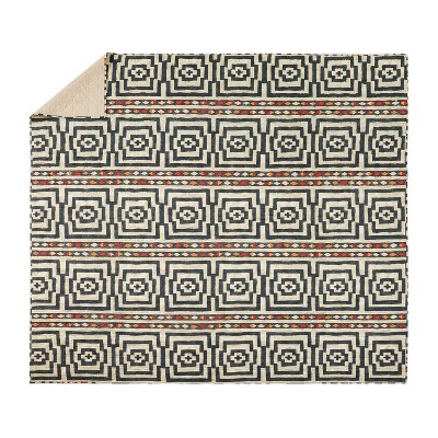 Hypnotic Black and White Cotton King Quilt Set