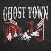 Mens Ghost Town T Shirt Funny Halloween Bed Sheet Ghosts Joke Tee For Guys - Crazy Dog Men's T Shirt - 2 of 4