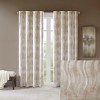 VYNXARIA 50*84" Printed Jacquard Grommet Top Total Blackout Curtain Panel(Only 1 Pc Panel) - 3 of 4