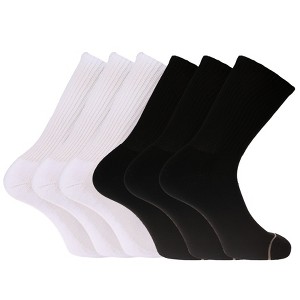Dockers Men's Socks & Hosiery - 6-Pack Cushioned Athletic & Dress Crew Socks for Men - 1 of 4