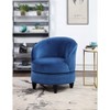 Sophia - Swivel Chair Velvet - Blue - 2 of 4