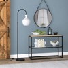 Hudson and Canal Arc Floor Lamp with Glass Shade - 4 of 4