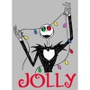 Men's The Nightmare Before Christmas Jack Jolly Christmas Lights T-Shirt - 2 of 4
