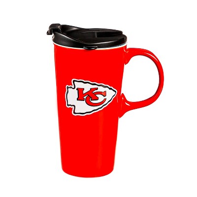 Evergreen Kansas City Chiefs, 17oz Boxed Travel Latte