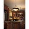 Progress Lighting Eclipse 3-Light Semi-Flush Ceiling Fixture, Brushed Nickel, Satin White Glass Shade - 3 of 4