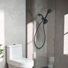 WOWOW 7-Spray 1.75 GPM 4.5 in. Wall Mount Dual Handheld and Fixed Shower Head - 2 of 4