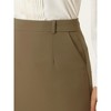 INSPIRE CHIC Women's High Waist Split Back Work Midi Pencil Skirt - 4 of 4