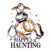 Juniors Womens Star Wars Halloween Happy Haunting T-Shirt - 2 of 4