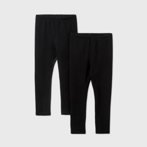 Little Girls' Black Leggings & Pants