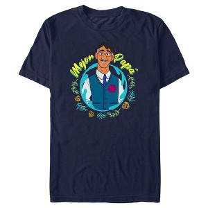 Men's Encanto Agustin Mejor Papa Circle T-Shirt - 1 of 4