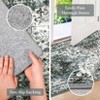 Washable Area Rug Vintage Medallion Floral Soft Rug Indoor Non Slip Low Pile Carpet for Living Room Bedroom Dining Room Home Office - 4 of 4