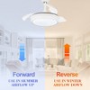 Bella Depot 36" Modern Ceiling Fan with LED Light and Remote - 3 of 4