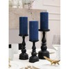 Large Pillar Candles 3x6 Inch ¨C Set of 3 Unscented Dripless Candles, Long Burning Rustic Finish for Weddings, Home Decor - 3 of 4