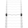 Philosophy Gym Rubber Fixed Barbell, Pre-Loaded Weight EZ Curl Bar for Strength Training & Weightlifting - 2 of 4