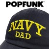 US Navy Navy Dad Adult Dad Cap Navy OS - 4 of 4