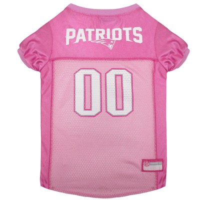 NFL New England Patriots Pets First Pet Football Jersey - Pink XS