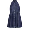 Women's Plus Size Dulce Sleeveless Dress - mid denim | CITY CHIC - 4 of 4