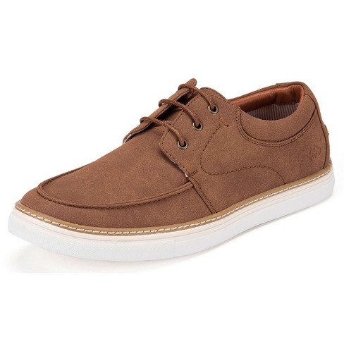Mio Marino - Men's Wharf Sneakers Boat Shoes - Umber Sand, Size: 11 ...