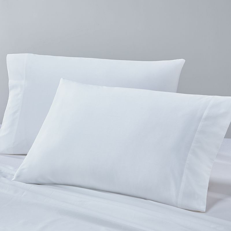 White Sateen King Pillow Case Set of 2 - Levtex Home, 2 of 4